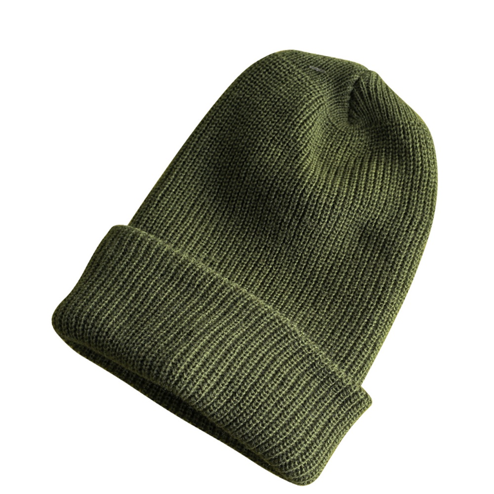 [리퍼-포장훼손] 로스코 비니 아크릴 숏비니 와치캡 밀리터리 올리브댑