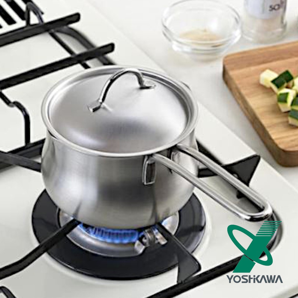 일본 요시카와 편수냄비 스테인레스 밀크팬 12cm