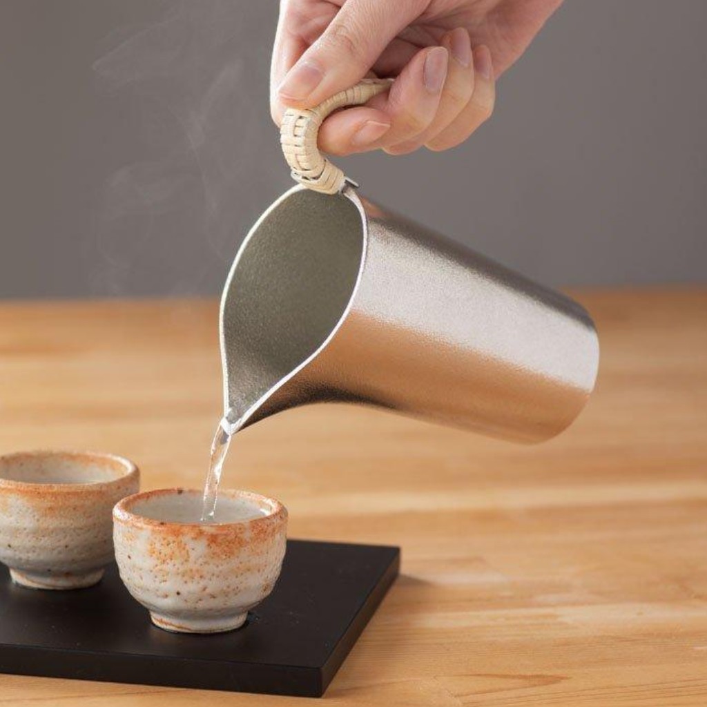 일본 노사쿠 치로리 주석 사케 술주전자 S