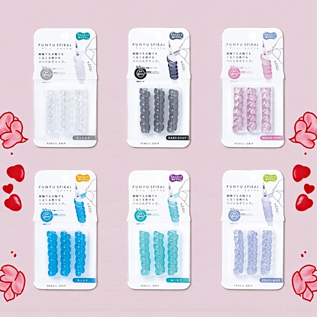 쿠츠와 프뉴 스파이럴 빙글빙글 감아쓰는 펜슬 연필그립