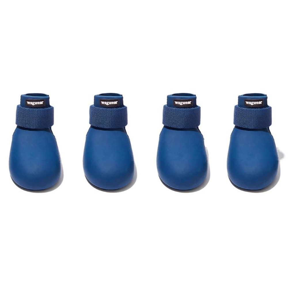 [리퍼] 와그웨어 웰링턴 실리콘 강아지 신발 애견신발 헌터부츠 XS 네이비