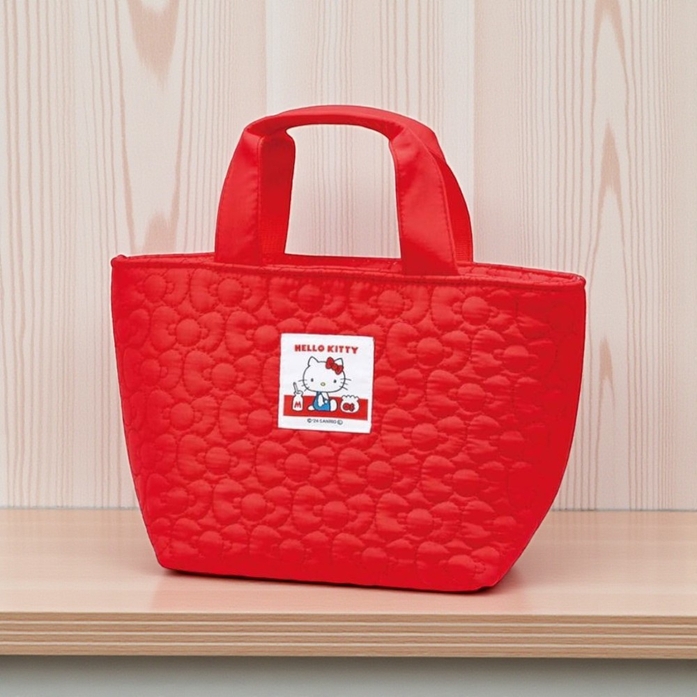 스케이터 헬로키티 퀼팅 보온보냉백 런치백 도시락가방