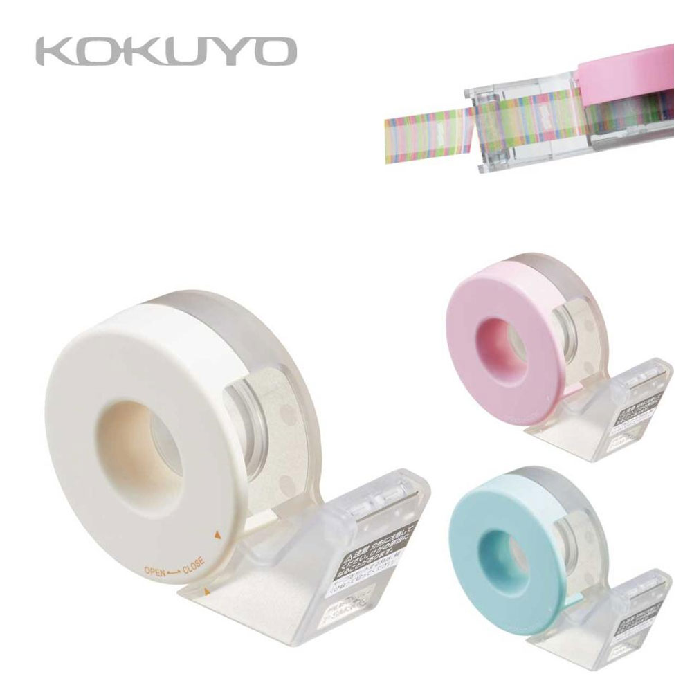 고쿠요 카루컷 핸디 마스킹테이프 커터 다꾸 마테 디스펜서