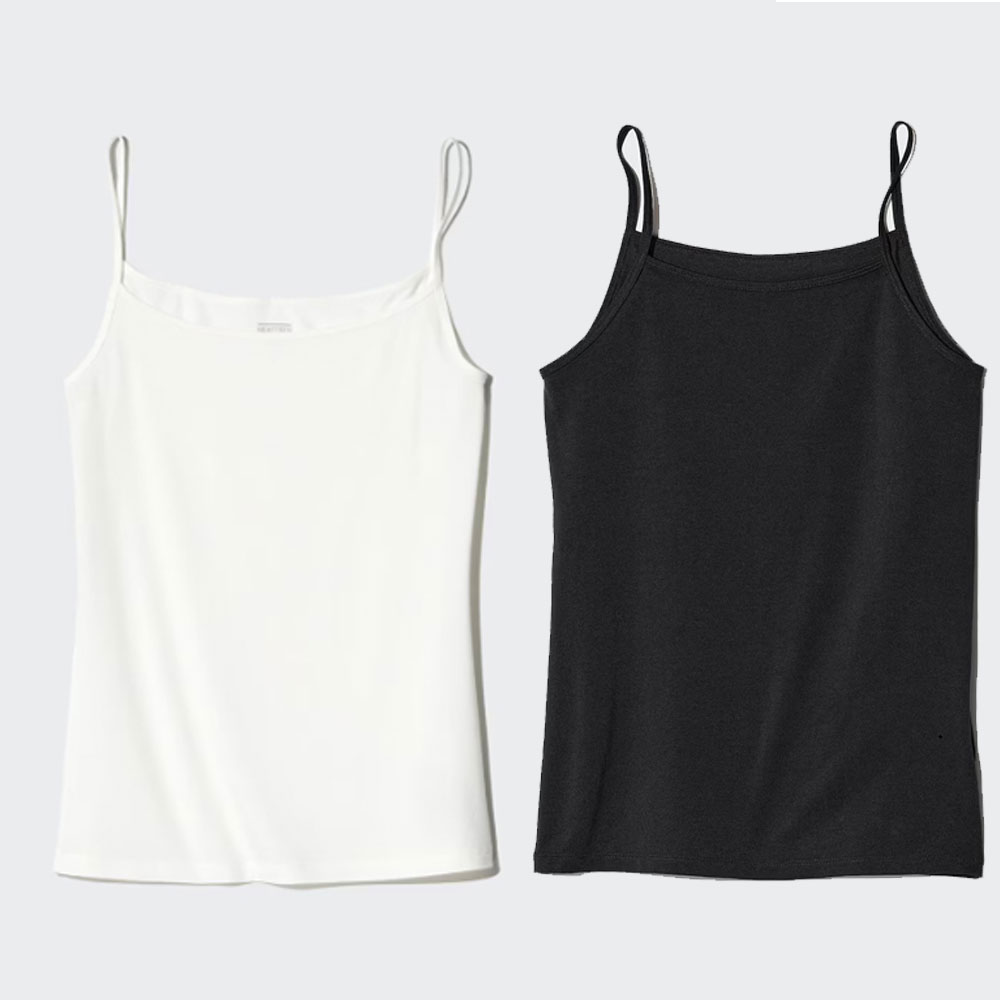 유니클로 히트텍 캐미솔 히트넥나시 끈나시 478945