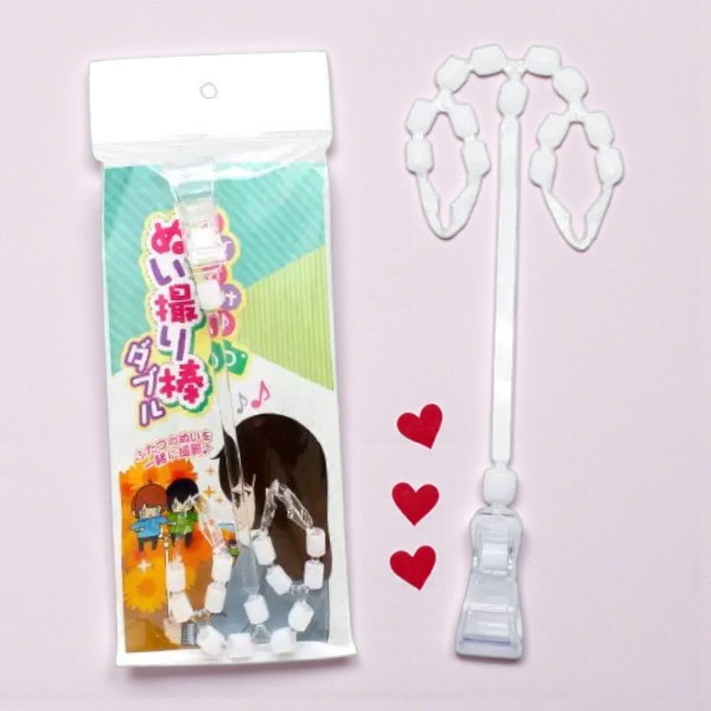 일본 코아데 더블 인형 촬영 셀카봉 촬영 스틱