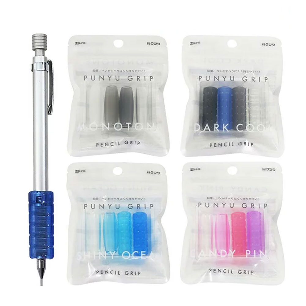 쿠츠와 프뉴그립 말랑말랑 연필 그립 펜슬 연필그립 4p