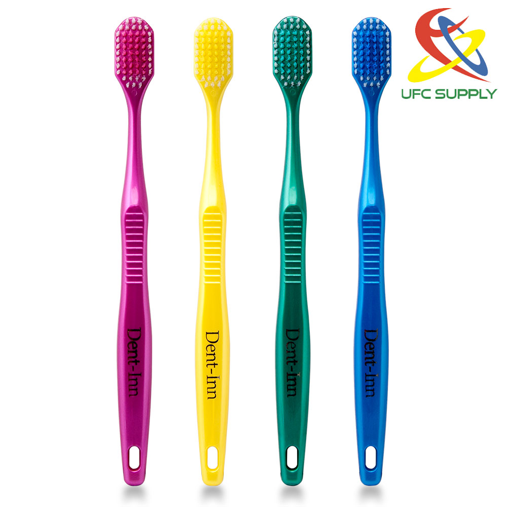 일본 UFC 덴트인 칫솔 세트 와이드 헤드 미세모 12P 부드러운 칫솔 극세모