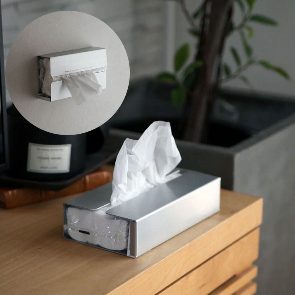 푸에브코 알루미늄 티슈케이스 투웨이 비치용 벽걸이용 휴지 케이스