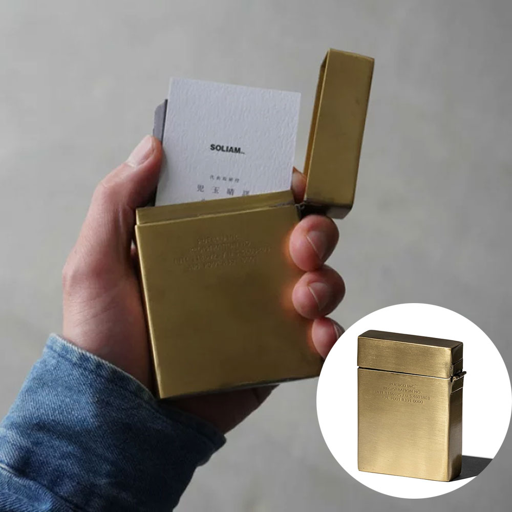푸에브코 PUEBCO BRASS 황동 카드 케이스 빈티지 담배 명함 케이스