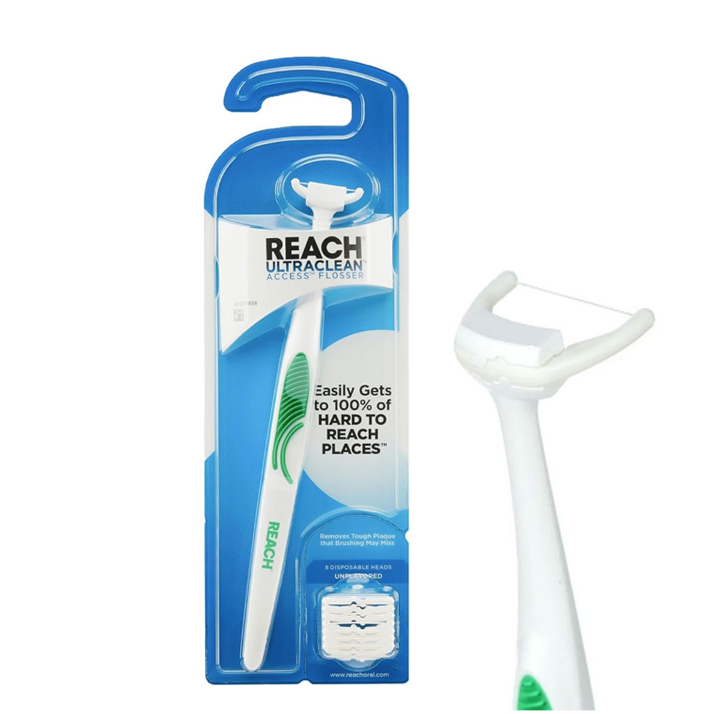 리치 REACH 울트라클린 칫솔형 어금니치실 손잡이 치간칫솔