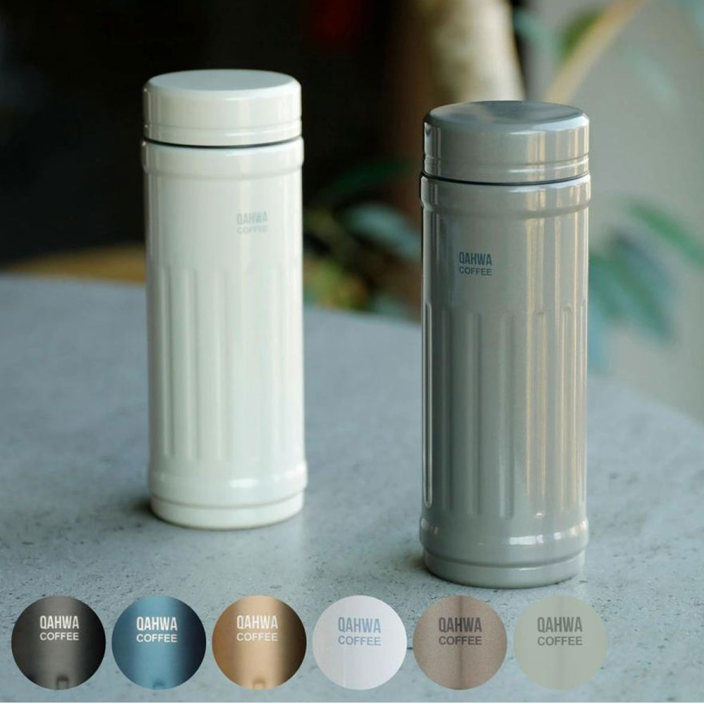 QAHWA 카와 커피 텀블러 테프론 코팅 보냉 보온 텀블러 410ml
