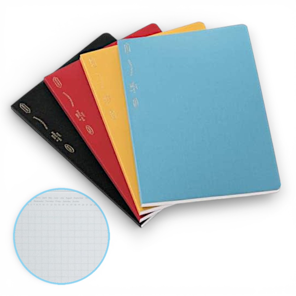 일본 스탈로지 에디터 노트 모눈 그리드 365일 만년 다이어리 A5