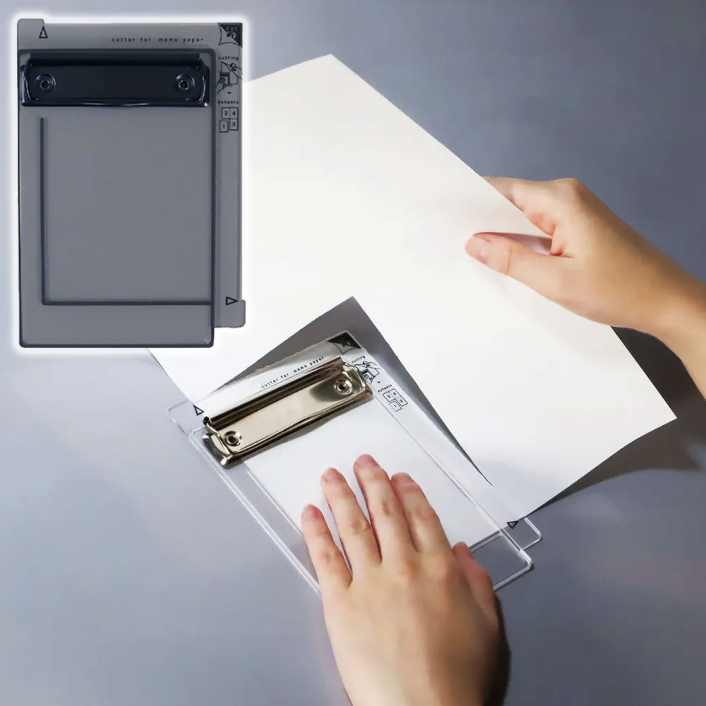 쿠츠와 메모 클립 보드 4분할 커팅 메모판 미니 보드