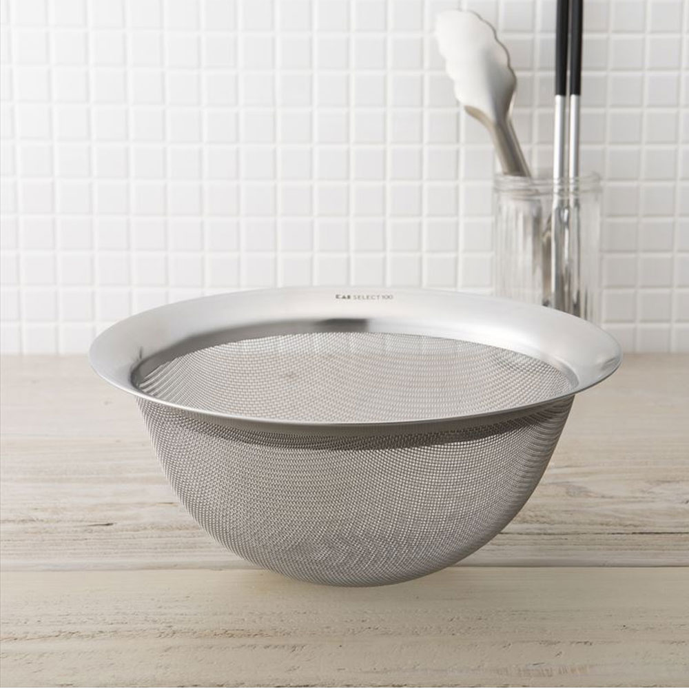 카이 셀렉트100 올스텐 채반 과일 야채 스텐 채망 21cm