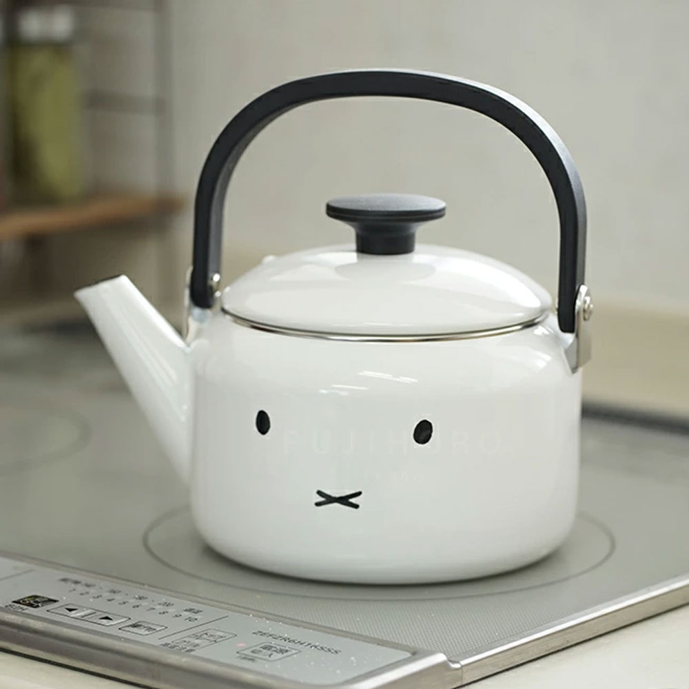 후지호로 미피 인덕션 법랑 주전자 티포트 2L