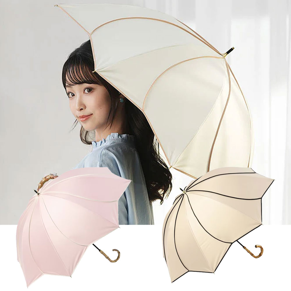 키자와 암막 장우산 자외선차단 꽃잎 암막 장양산