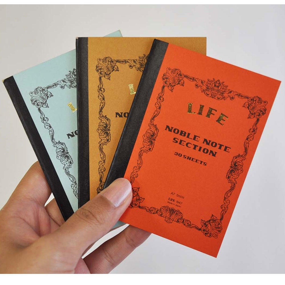 라이프 노트 노블 A7 빈티지 필기 미니 수첩 포켓 노트