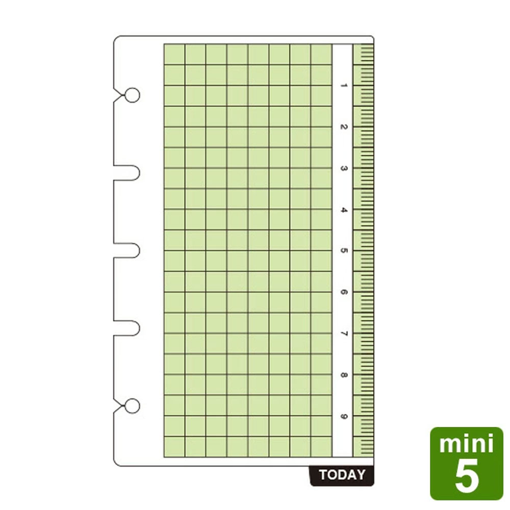 레이메이 A8 미니 5공 다이어리 책받침 북마크 방안자