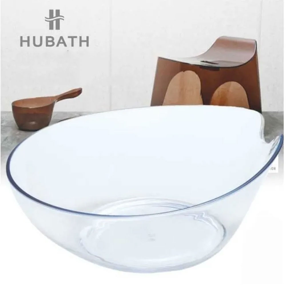일본 휴바스 대야 세숫대야 원형 다라이 워싱볼 클리어