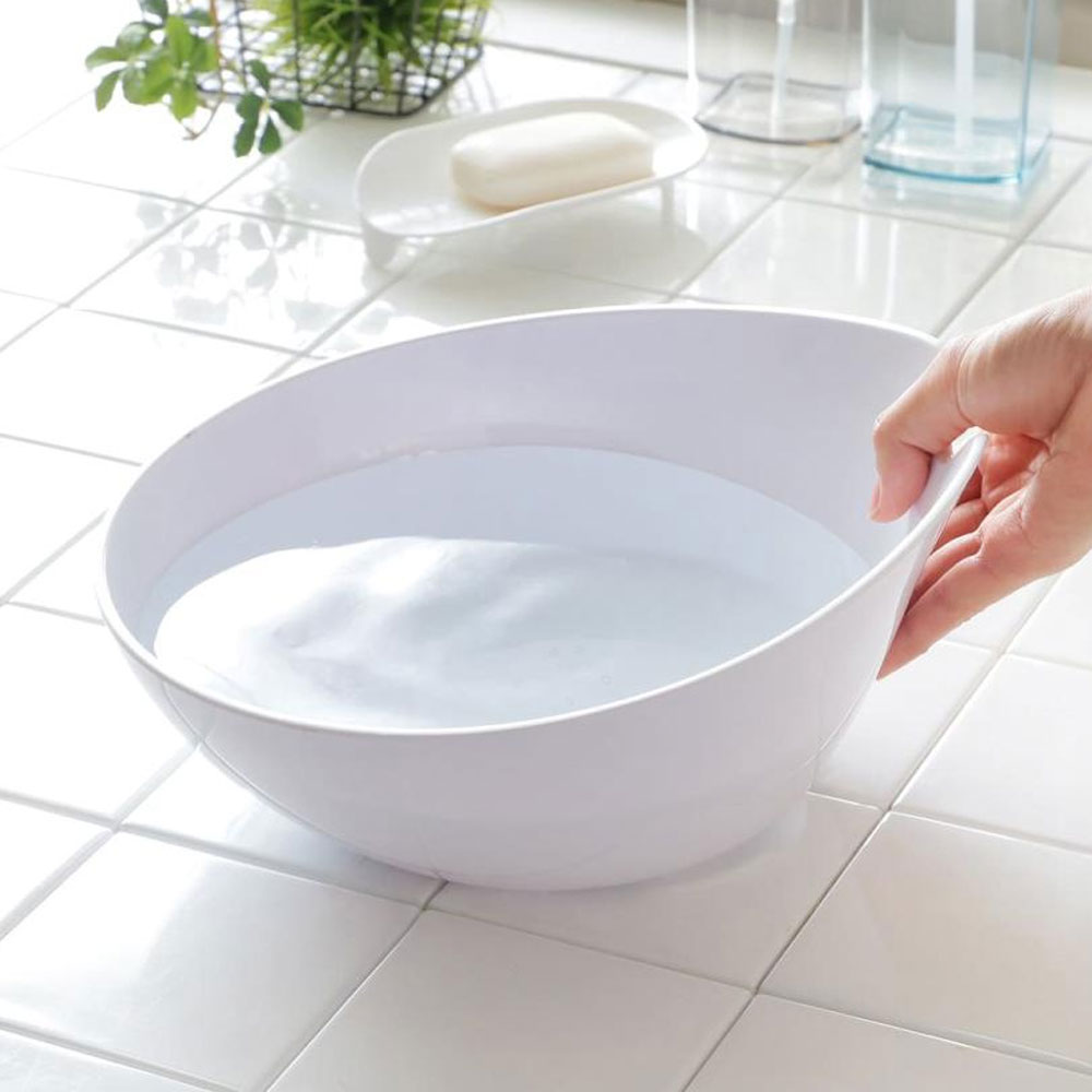 일본 휴바스 대야 세숫대야 원형 다라이 워싱볼 화이트