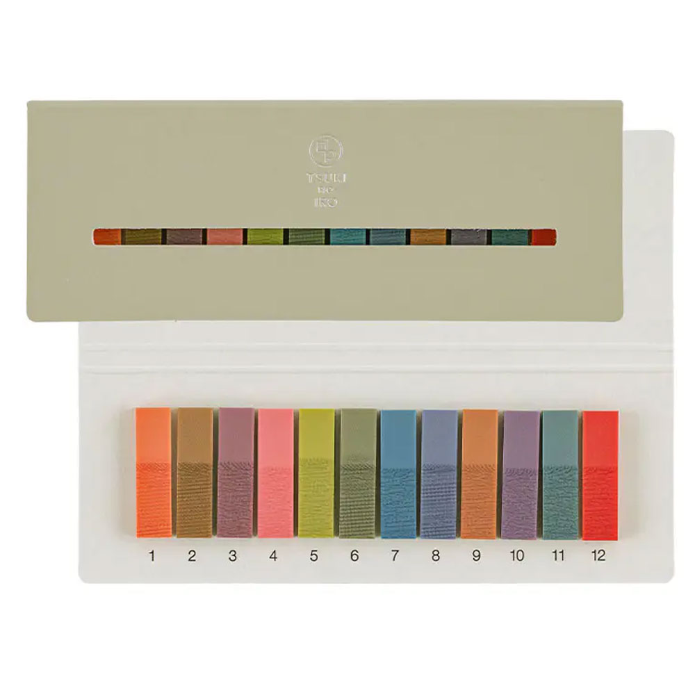 일본 호보니치 테쵸 츠키노이로 인덱스 스티커 스티키 노트