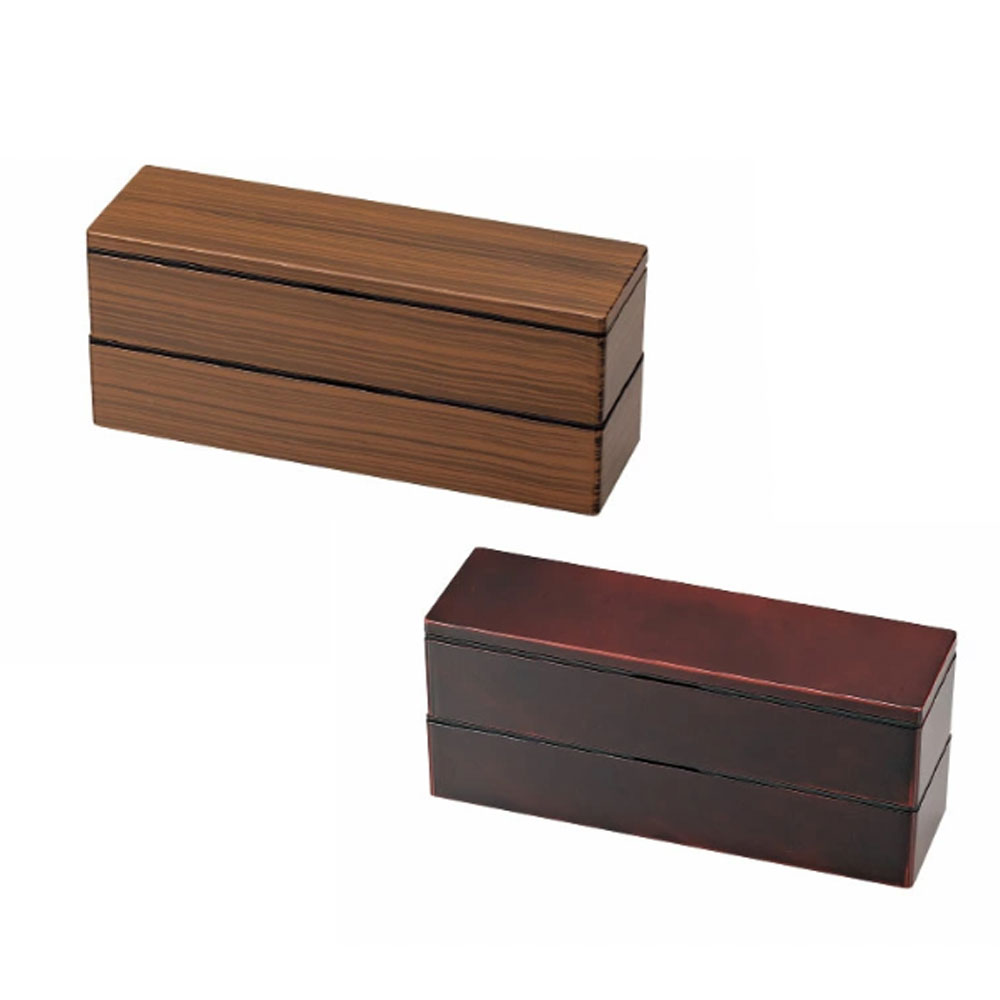 일본 하코야 2단 도시락통 직장인 나무 도시락 840ml