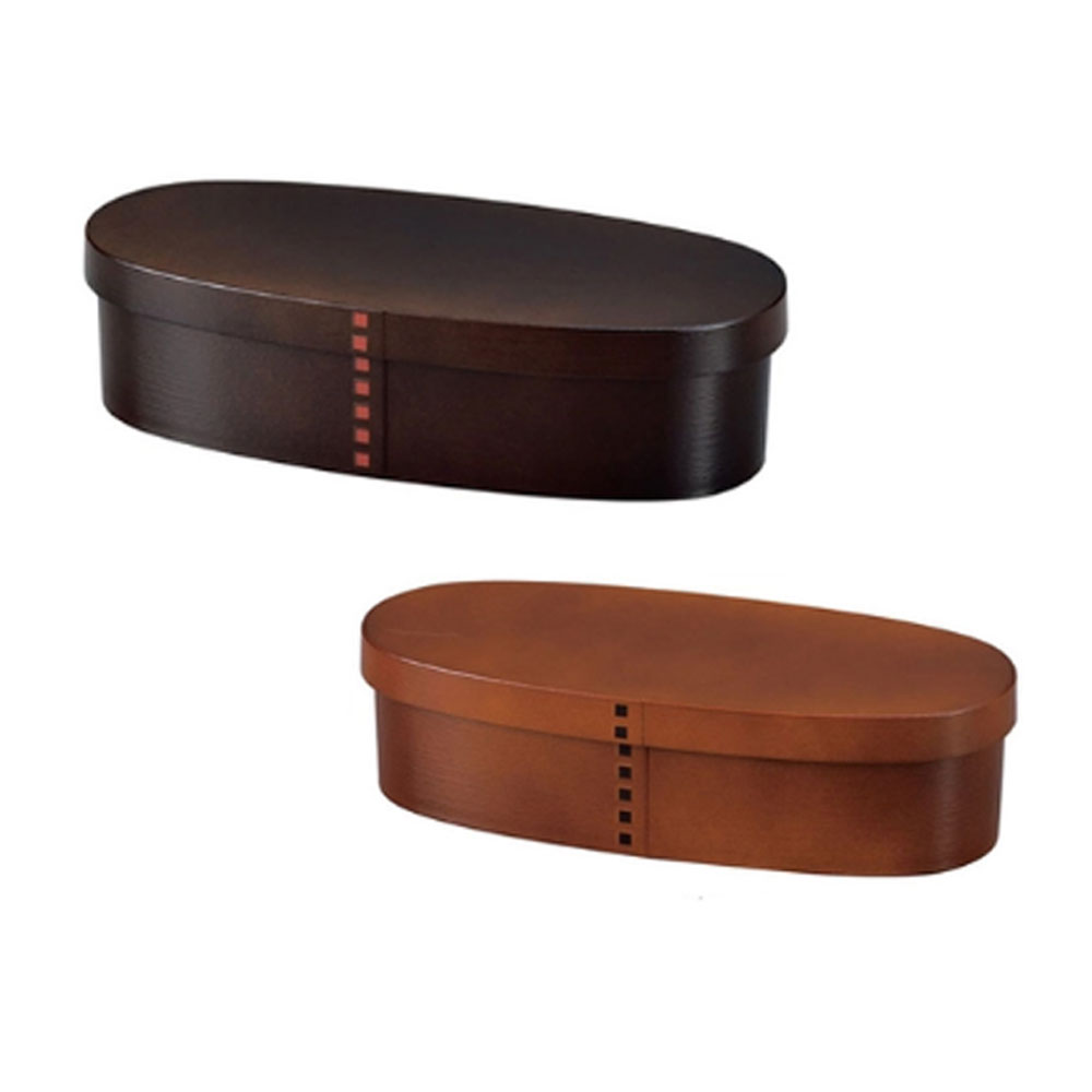 일본 하코야 와파 소풍 도시락통 직장인 나무 도시락 슬림형 600ml