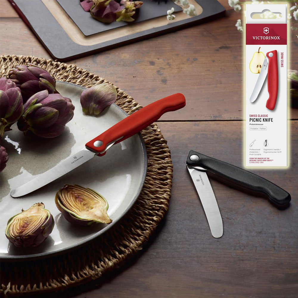 빅토리녹스 피크닉 폴딩 나이프 캠핑용 과도 휴대용 접이식 과도 11cm