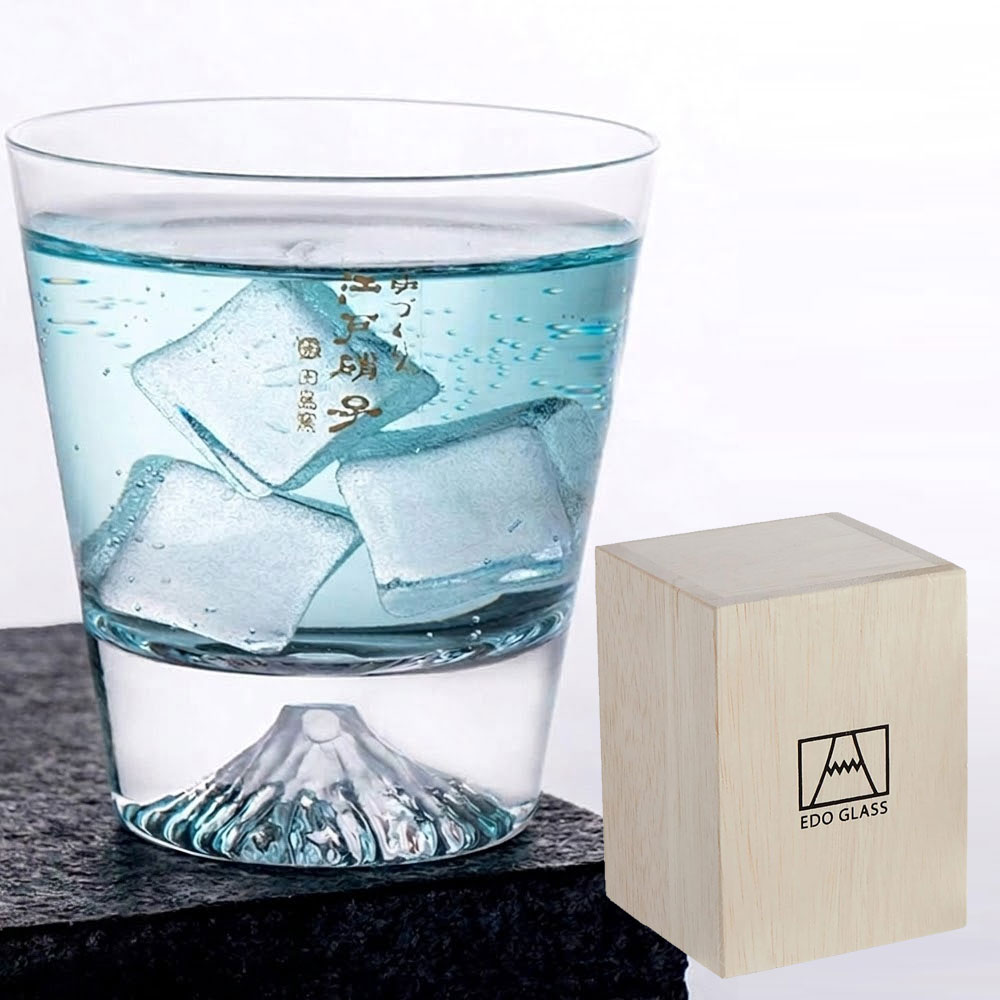 일본 타지마글라스 후지산 미니 록 글라스 온더락잔 위스키잔 사케잔 170ml