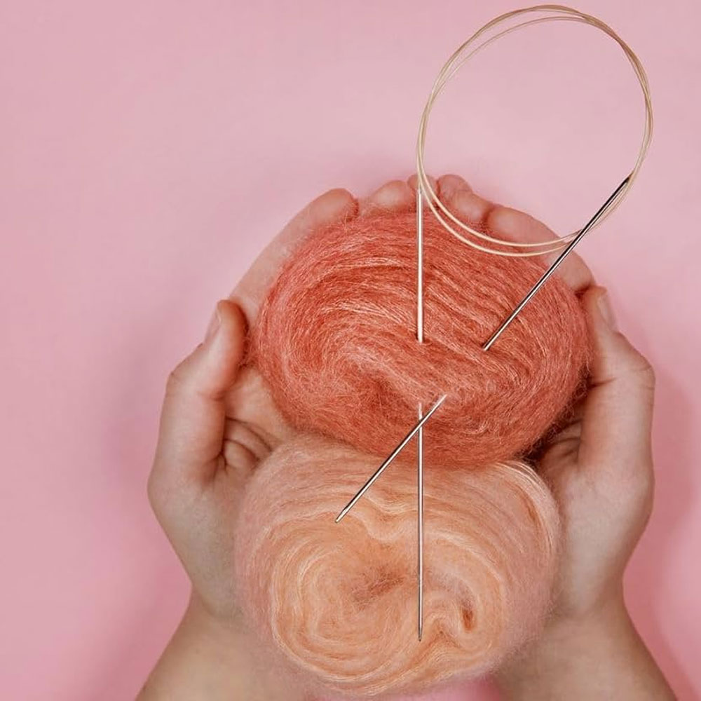 독일 아디 ADDI 메탈 줄바늘 뜨개질바늘 80cm