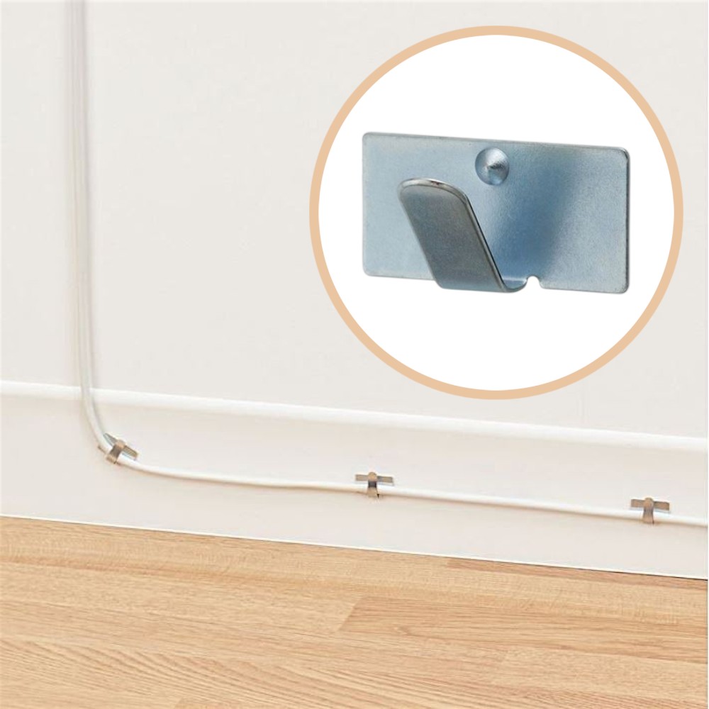 LEC 케이블 전선 정리 후크 40개입 H465