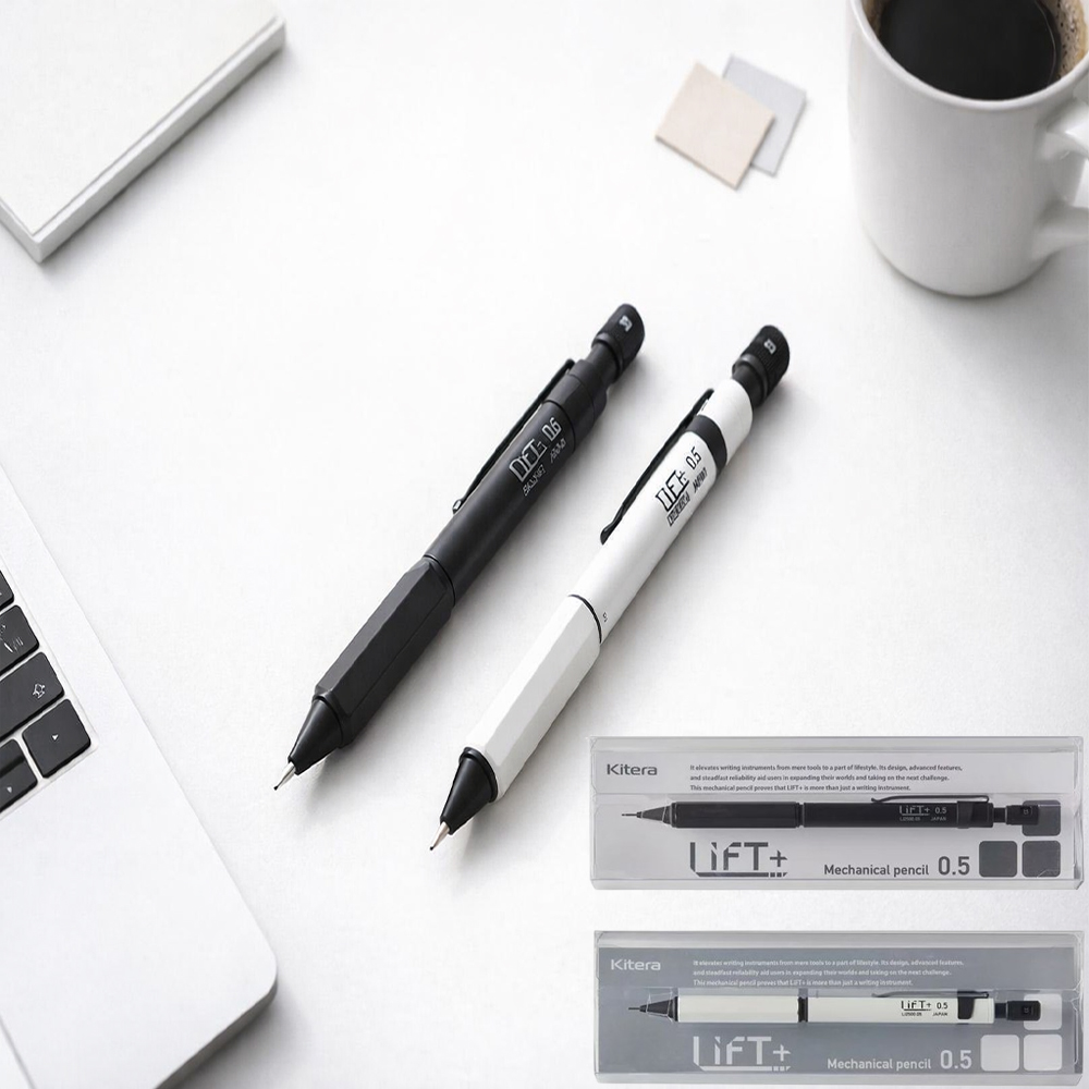 일본 키테라 메탈바디 리프트 플러스 고급 샤프펜슬 0.5mm