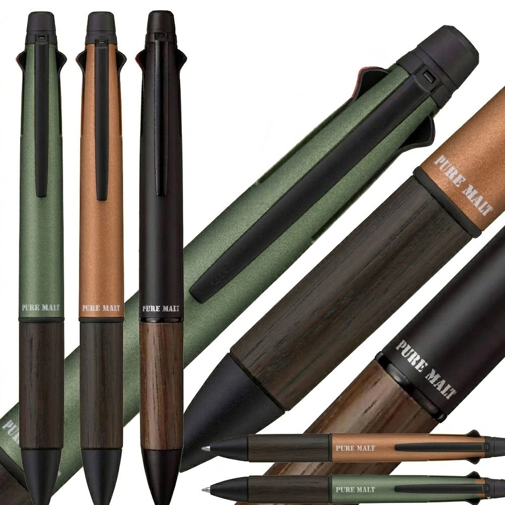 UNI 제트스트림 퓨어몰트 4색 볼펜+샤프 일본 멀티펜