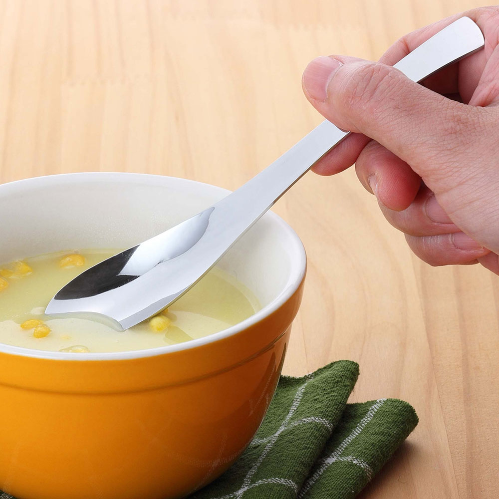 시모무라 카레스푼 일본 스텐 우동스푼 요거트스푼