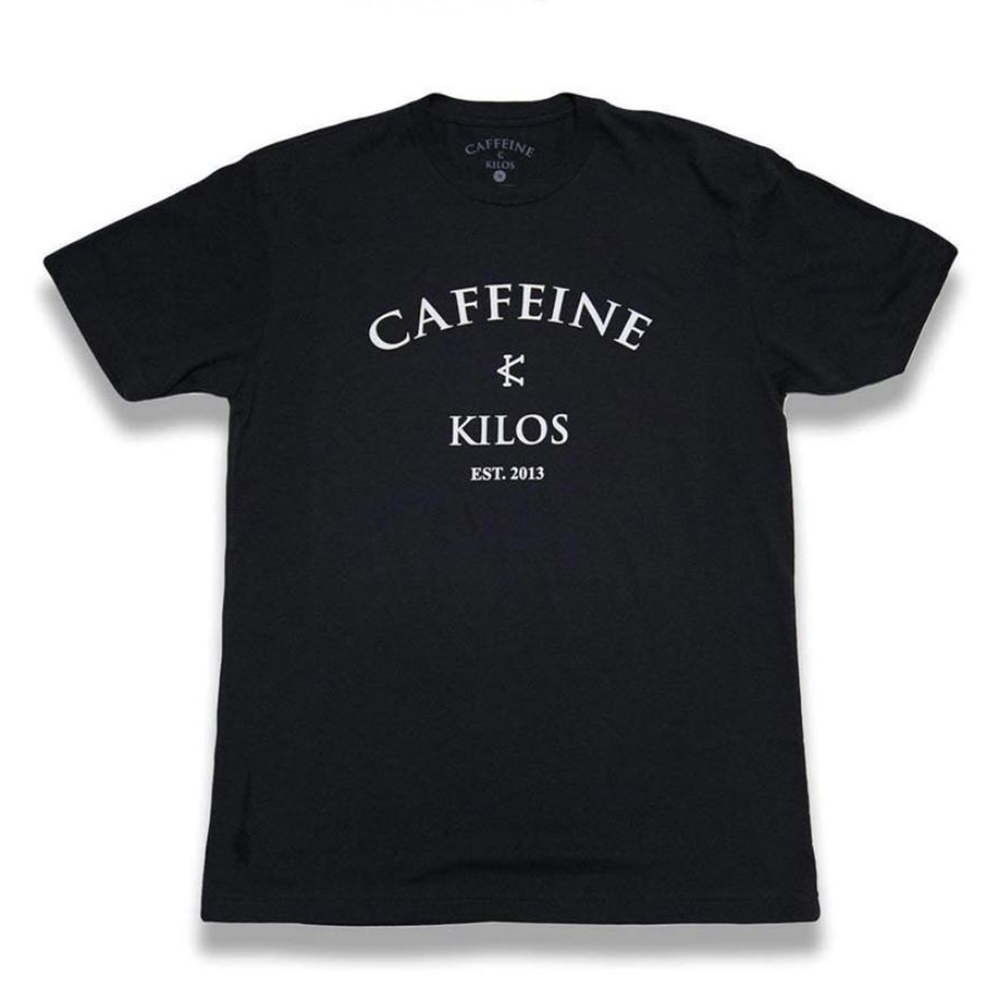 [리퍼] 카페인앤킬로스 아치 로고 티셔츠 반팔티 블랙 XL