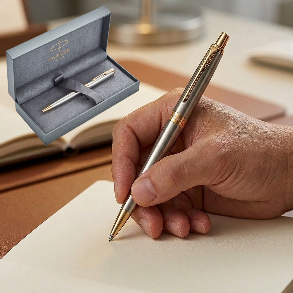 파커 소네트 스텐레스 스틸 고급 볼펜 선물용 파카펜
