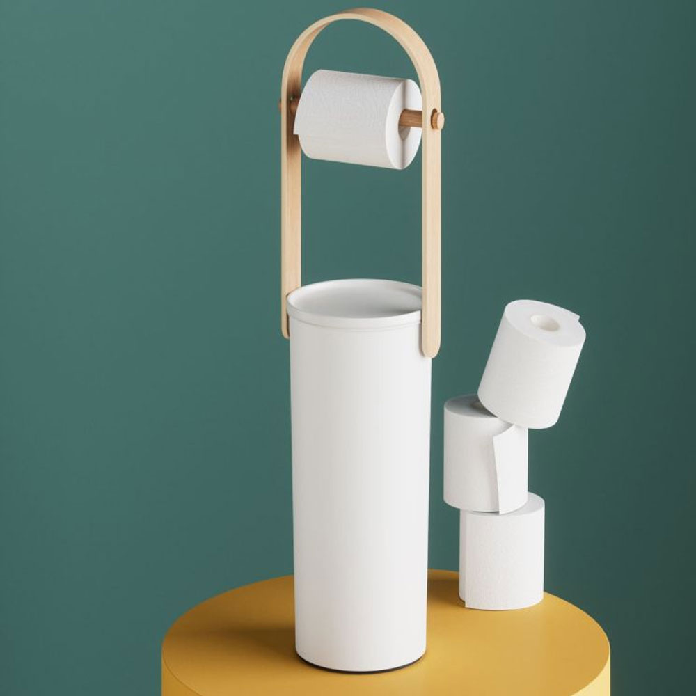 움브라 벨우드 화장지 스탠드 휴지걸이 욕실 인테리어 휴지 보관 거치대