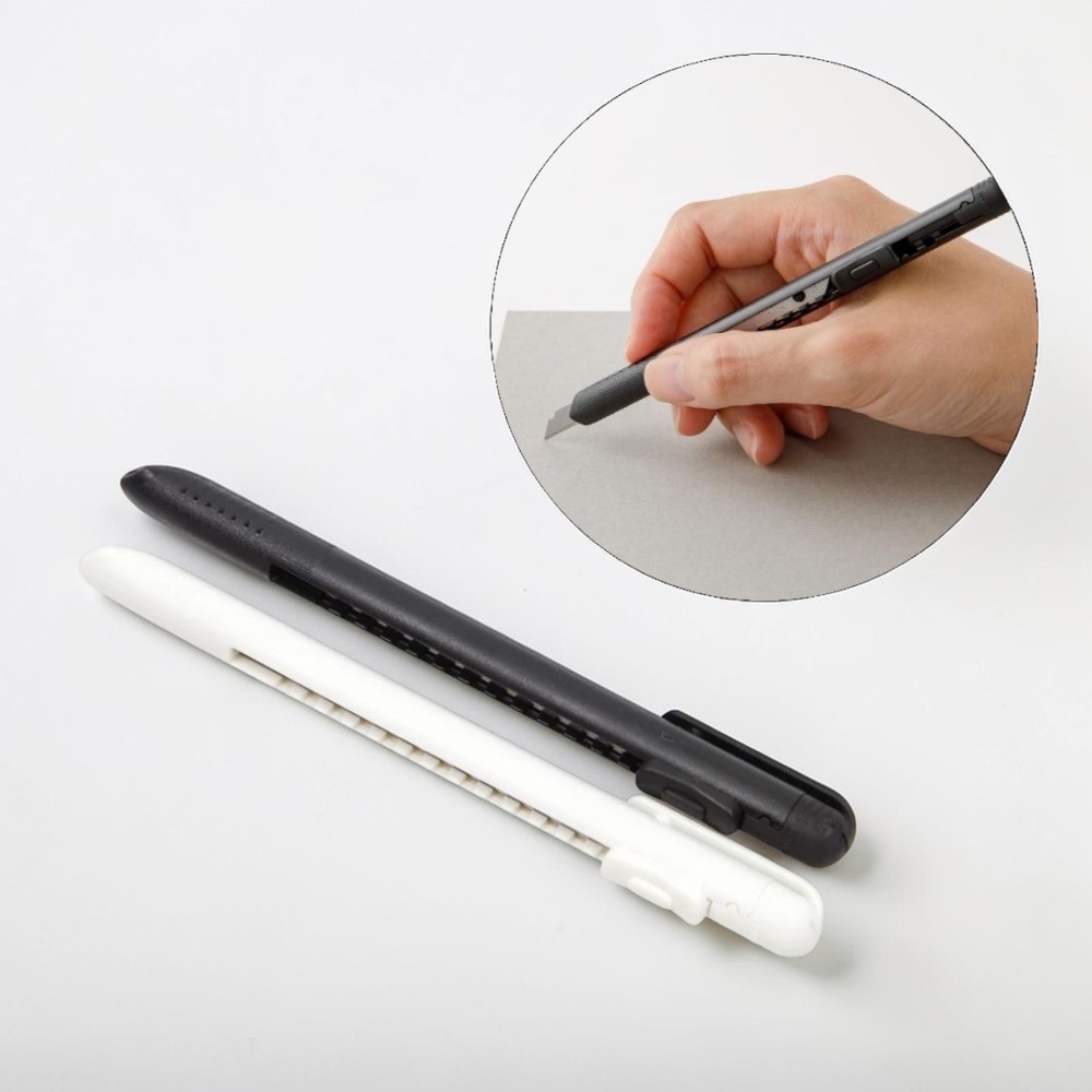 미도리 펜 모양 휴대용 슬림 커터칼 펜커터 6mm