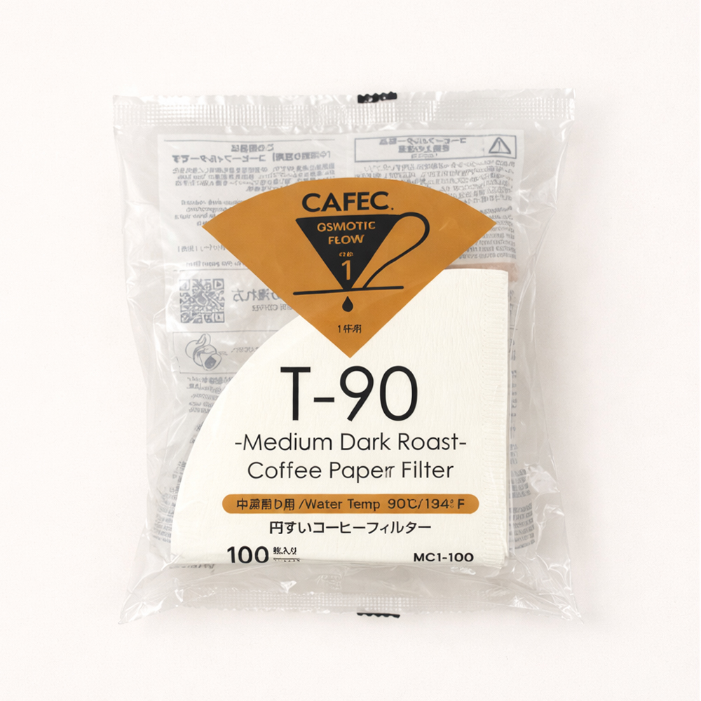 카펙 핸드드립 미디엄 로스팅 종이필터 거름종이 화이트 1컵 100매입