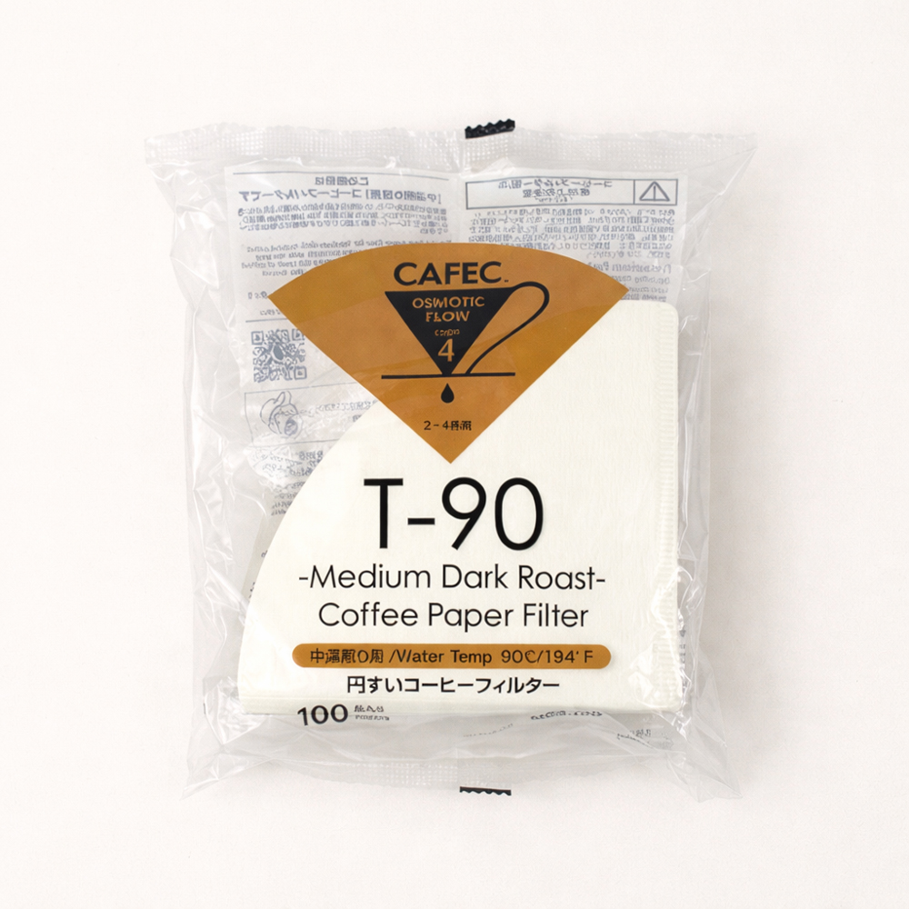 카펙 핸드드립 미디엄 로스팅 종이필터 거름종이 화이트 4컵 100매입