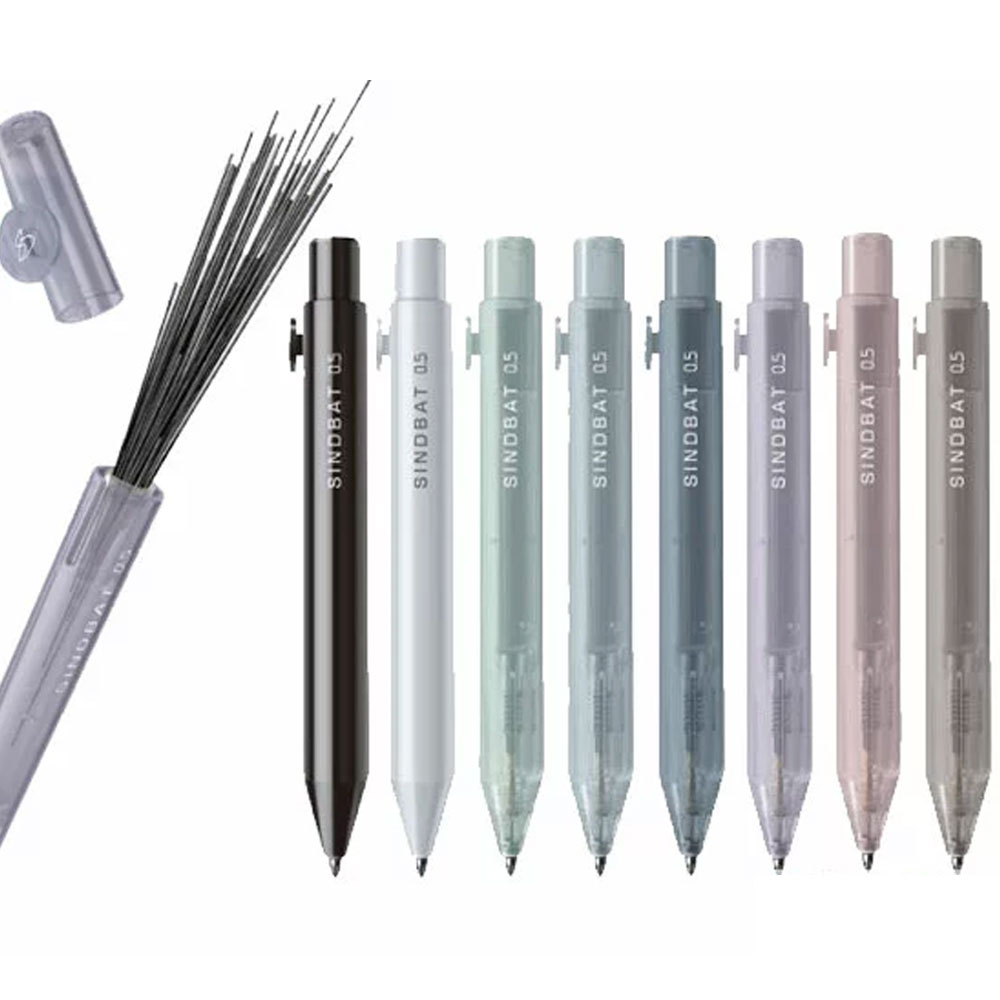 썬스타 SINDBAT 신도밧도 올인원 샤프 40개 심수납 샤프 0.5mm