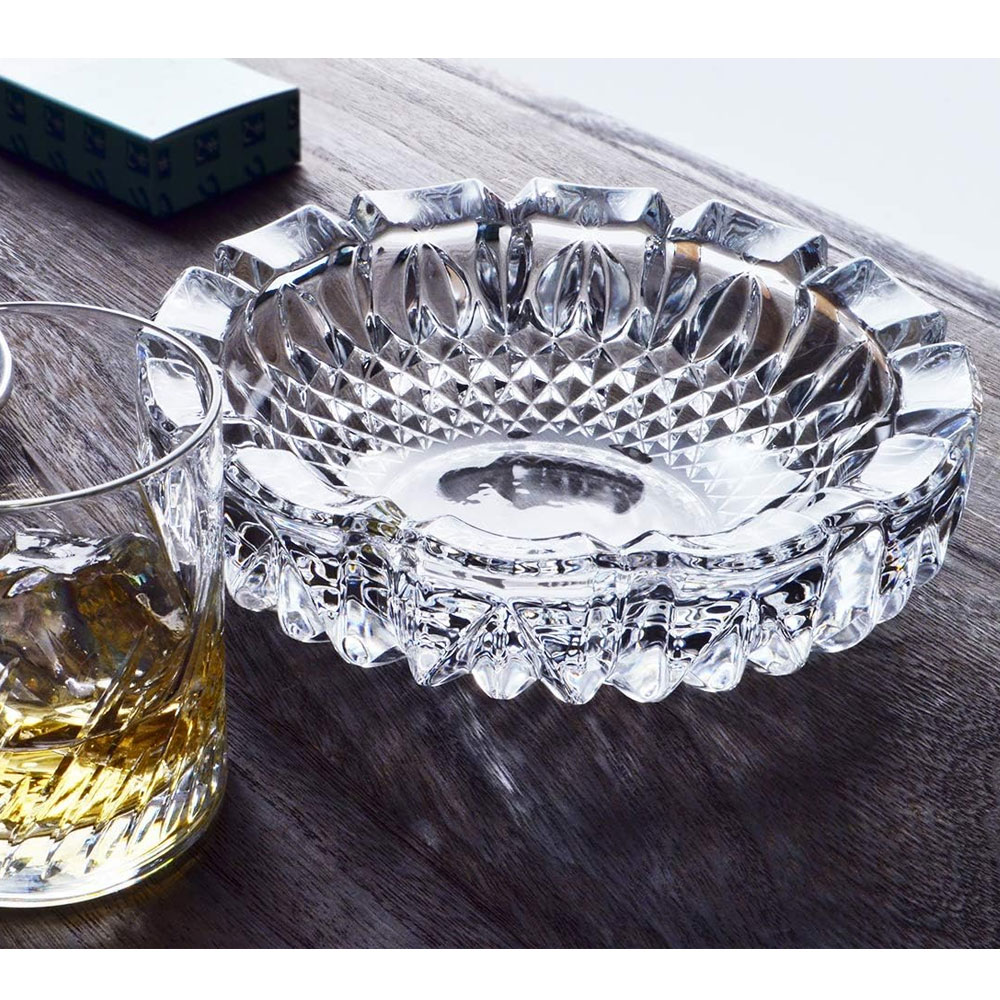 도요사사키 유리재떨이 일본 크리스탈 담배 재떨이