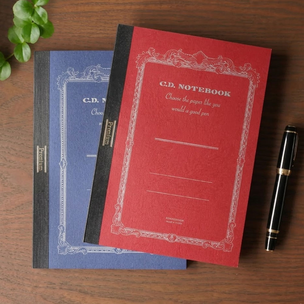 아피카 프리미엄 만년필 노트 일본 신사 고급노트 A5