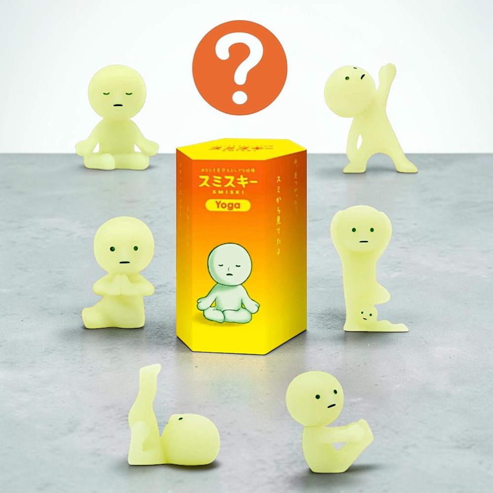 스미스키 랜덤 단품 요가시리즈 야광 피규어 블라인드박스