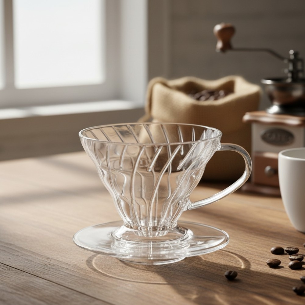 하리오 V60 클리어 트라이탄 커피 드리퍼 1-2인용 VDTA-01-T