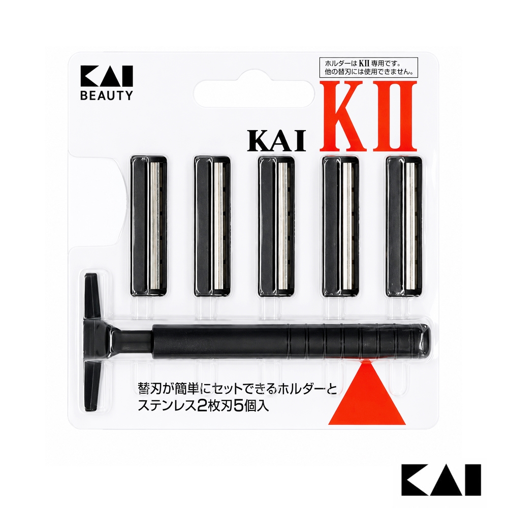 카이 일회용 면도기 세트 K2(5회분) 휴대용 여행 면도기