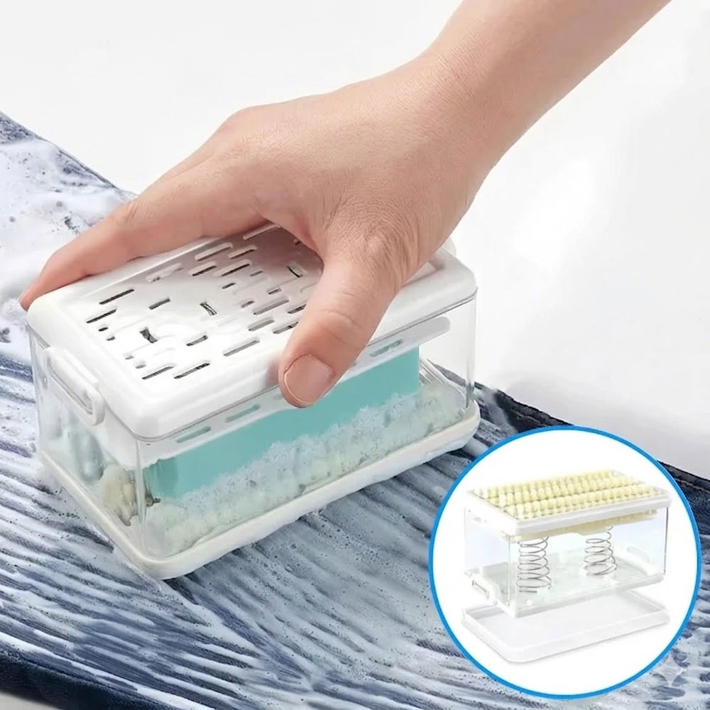 HAC 세탁비누 빨래비누 케이스 가로형 손빨래 세탁솔