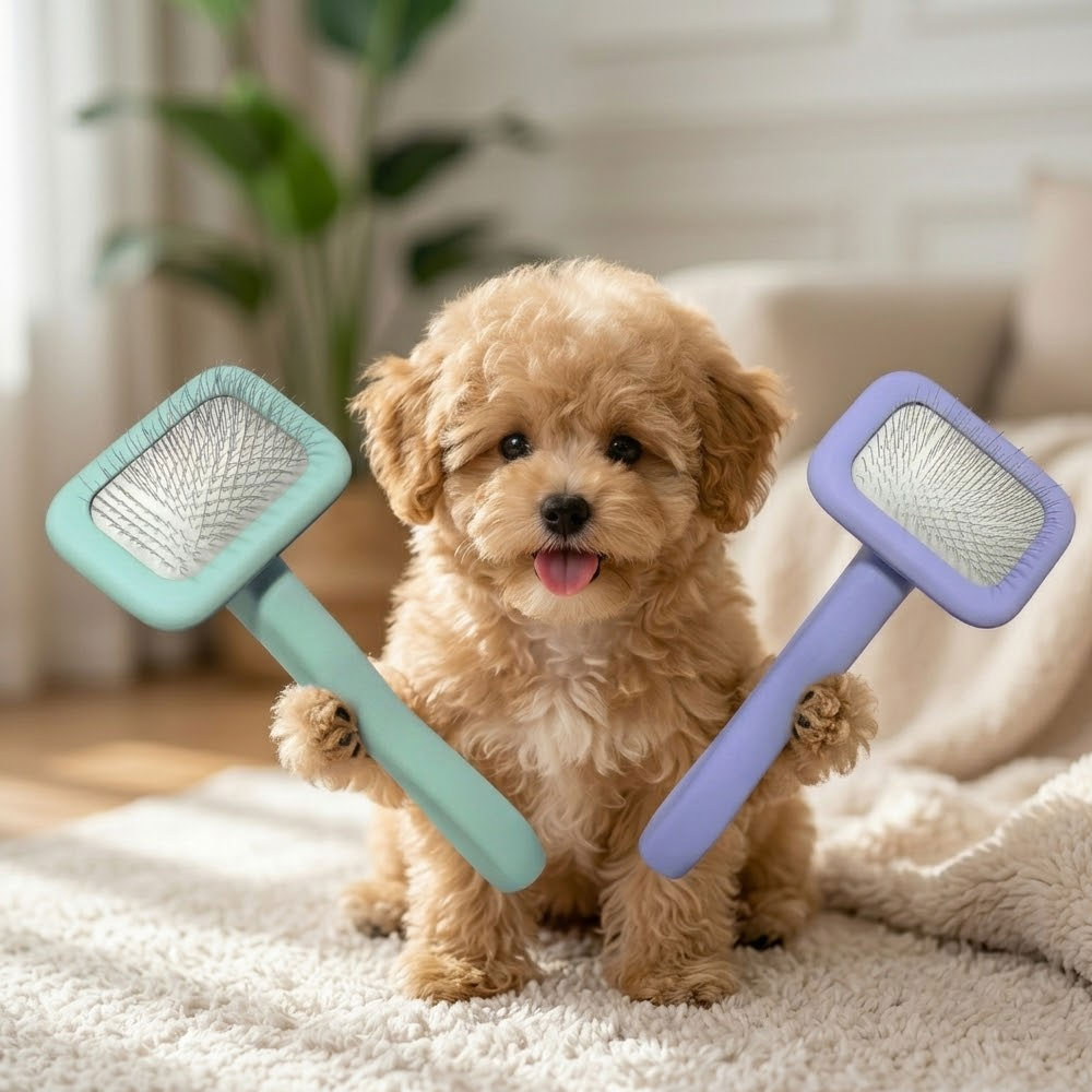 타우로 강아지 고양이 슬리커 브러쉬 죽은털제거 애견브러시 S