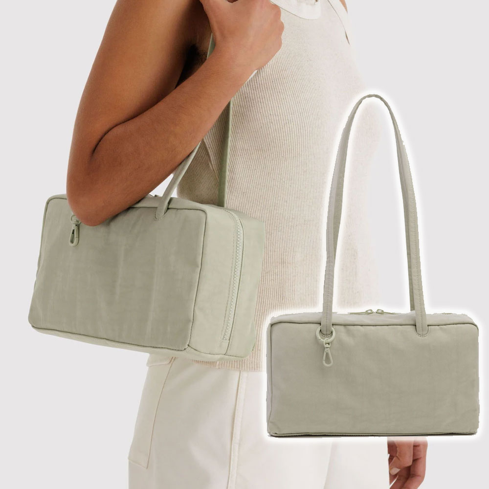 BAGGU 바쿠 나일론 보울러 백 바쿠백 데일리 숄더백 Celadon S