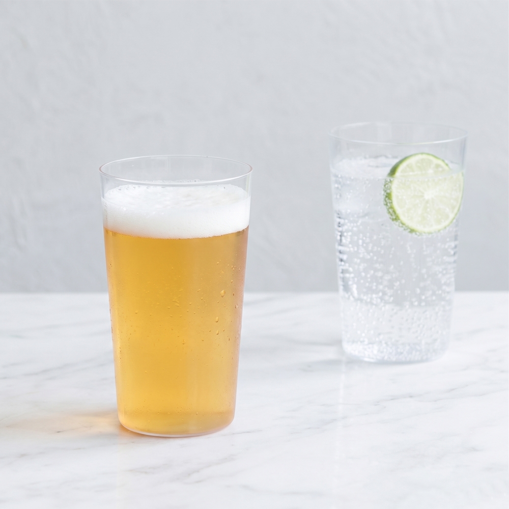 기무라 글라스 컴팩트 얇은 맥주잔 하이볼잔 커피잔 물컵 260ml